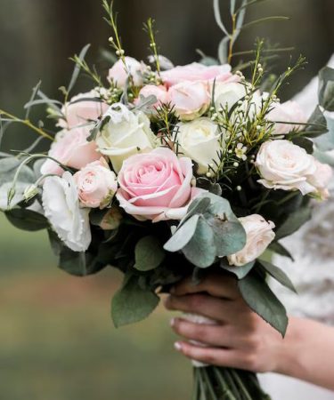 lancer bouquet mariée